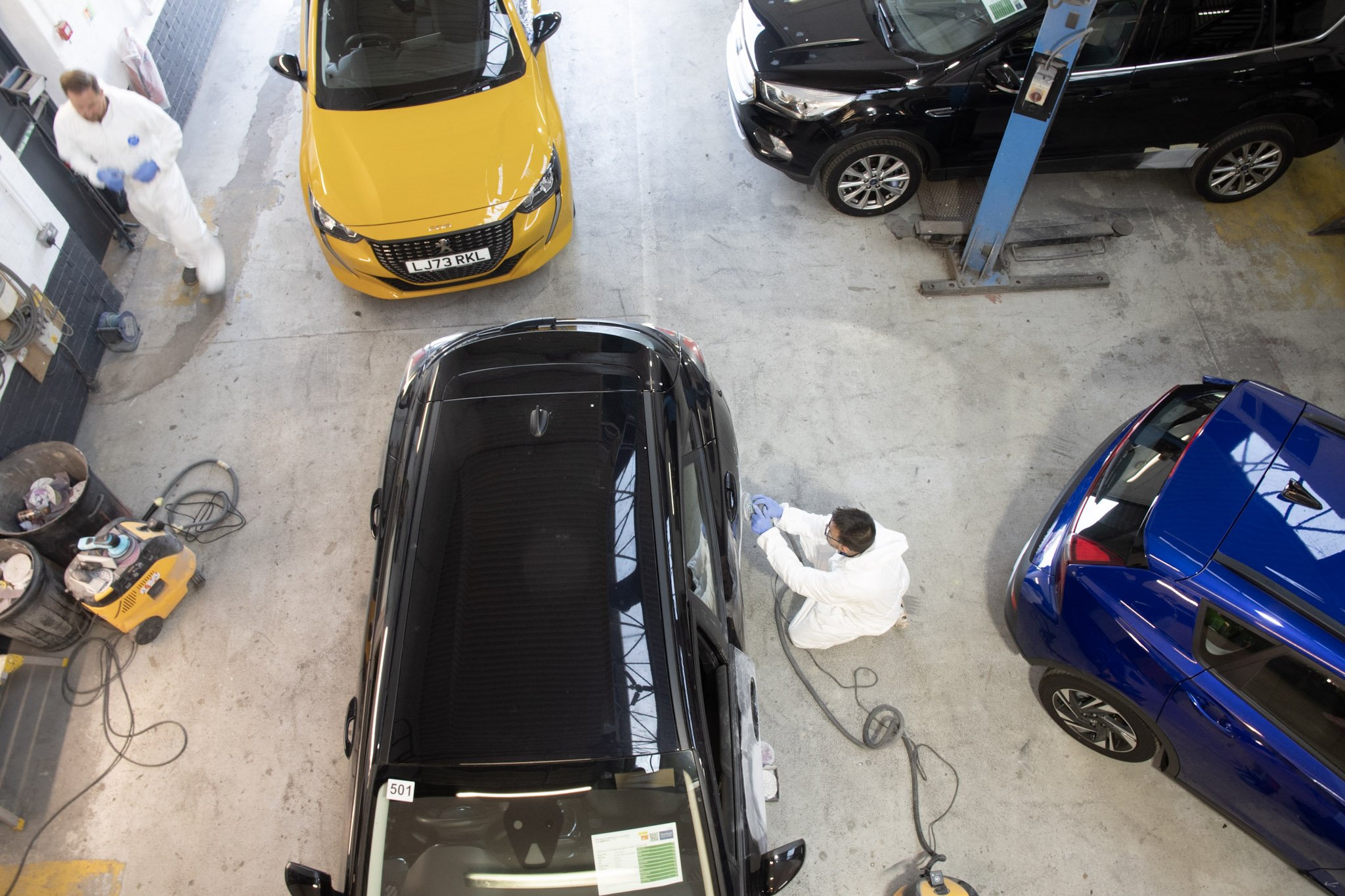 Panel repair and refinishing