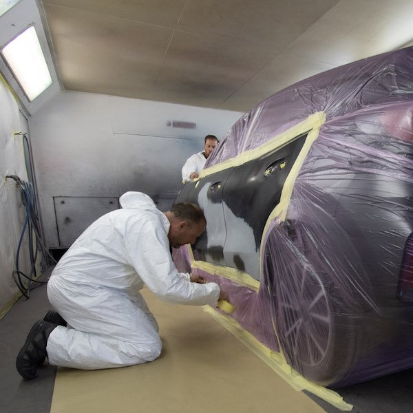 Vehicle wrap and refinish work